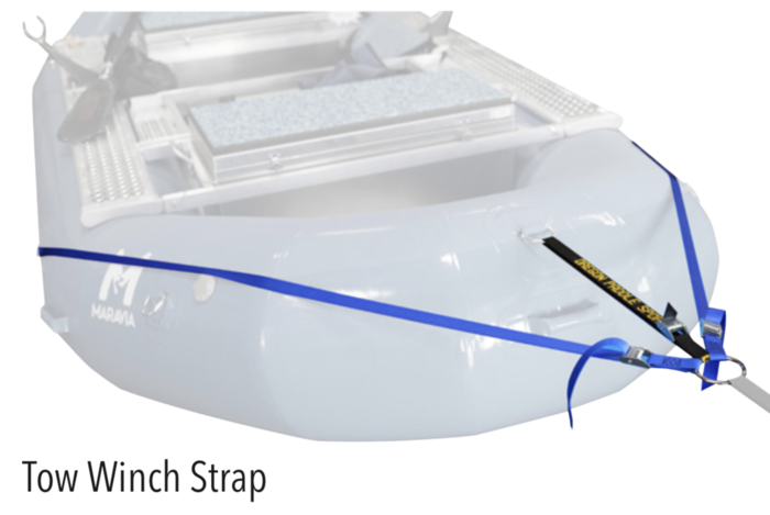 413 - Tow Winch Strap | Boat Transportation Tie Down Kits & Foam Block Kits