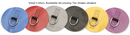 #340SSV - 1.5'' SS D-Ring, 6.5'' vinyl apron/polypro strap | Vinyl Tie-Downs